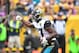 PITTSBURGH, PA - OCTOBER 08: Leonard Fournette #27 of the Jacksonville Jaguars reacts after rushing for a 2 yard touchdown in the second quarter during the game against the Pittsburgh Steelers at Heinz Field on October 8, 2017 in Pittsburgh, Pennsylvania.