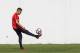Chile's footballer Alexis Sanchez takes part in a training session at the Juan Pinto Duran sports complex in Santiago, on 3 October 2017, ahead of their upcoming World Cup qualifier matches against Ecuador and Brazil. / AFP PHOTO / Martin BERNETTI