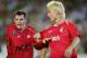 Jamie Carragher and Sami Hyypia: Liverpool's centre-back pairing in Istanbul.