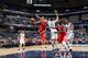 MEMPHIS, TN - OCTOBER 11: Chris Paul #3 of the Houston Rockets drives to the basket during a preseason game against the Memphis Grizzlies on October 11, 2017 at FedExForum in Memphis, Tennessee. NOTE TO USER: User expressly acknowledges and agrees that,