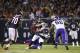 Mitchell Trubisky made his first start as quarterback against the Minnesota Vikings on Monday Night Football.