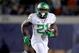 BERKELEY, CA - OCTOBER 21: Royce Freeman #21 of the Oregon Ducks in action against the California Golden Bears at California Memorial Stadium on October 21, 2016 in Berkeley, California. (Photo by Ezra Shaw/Getty Images)