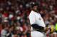 CLEVELAND, OH - OCTOBER 11: CC Sabathia #52 of the New York Yankees reacts in the third inning against the Cleveland Indians in game five of the American League Divisional Series at Progressive Field on October 11, 2017 in Cleveland, Ohio. (Photo by Gre