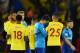 Arsenal's German midfielder Mesut Ozil (C) reacts at the final whistle during the English Premier League football match between Watford and Arsenal at Vicarage Road Stadium in Watford, north of London on October 14, 2017.
Watford won 2-1. / AFP PHOTO / Gl