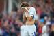 LONDON, ENGLAND - OCTOBER 14: A dejected looking Marcos Alonso of Chelsea covers his face during the Premier League match between Crystal Palace and Chelsea at Selhurst Park on October 14, 2017 in London, England. (Photo by Catherine Ivill - AMA/Getty Ima