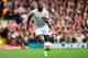 Manchester United's Belgian striker Romelu Lukaku chases the ball during the English Premier League football match between Liverpool and Manchester United at Anfield in Liverpool, north west England on October 14, 2017. / AFP PHOTO / Paul ELLIS / RESTRICT