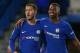 LONDON, ENGLAND - SEPTEMBER 20: Eden Hazard of Chelsea and Charly Musonda of Chelsea during the Carabao Cup Third Round match between Chelsea and Nottingham Forest at Stamford Bridge on September 20, 2017 in London, England. (Photo by Catherine Ivill - AM