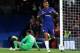 LONDON, ENGLAND - SEPTEMBER 20: Kenedy of Chelsea celebrates scoring his sides first goal during the Carabao Cup Third Round match between Chelsea and Nottingham Forest at Stamford Bridge on September 19, 2017 in London, England. (Photo by Bryn Lennon/G
