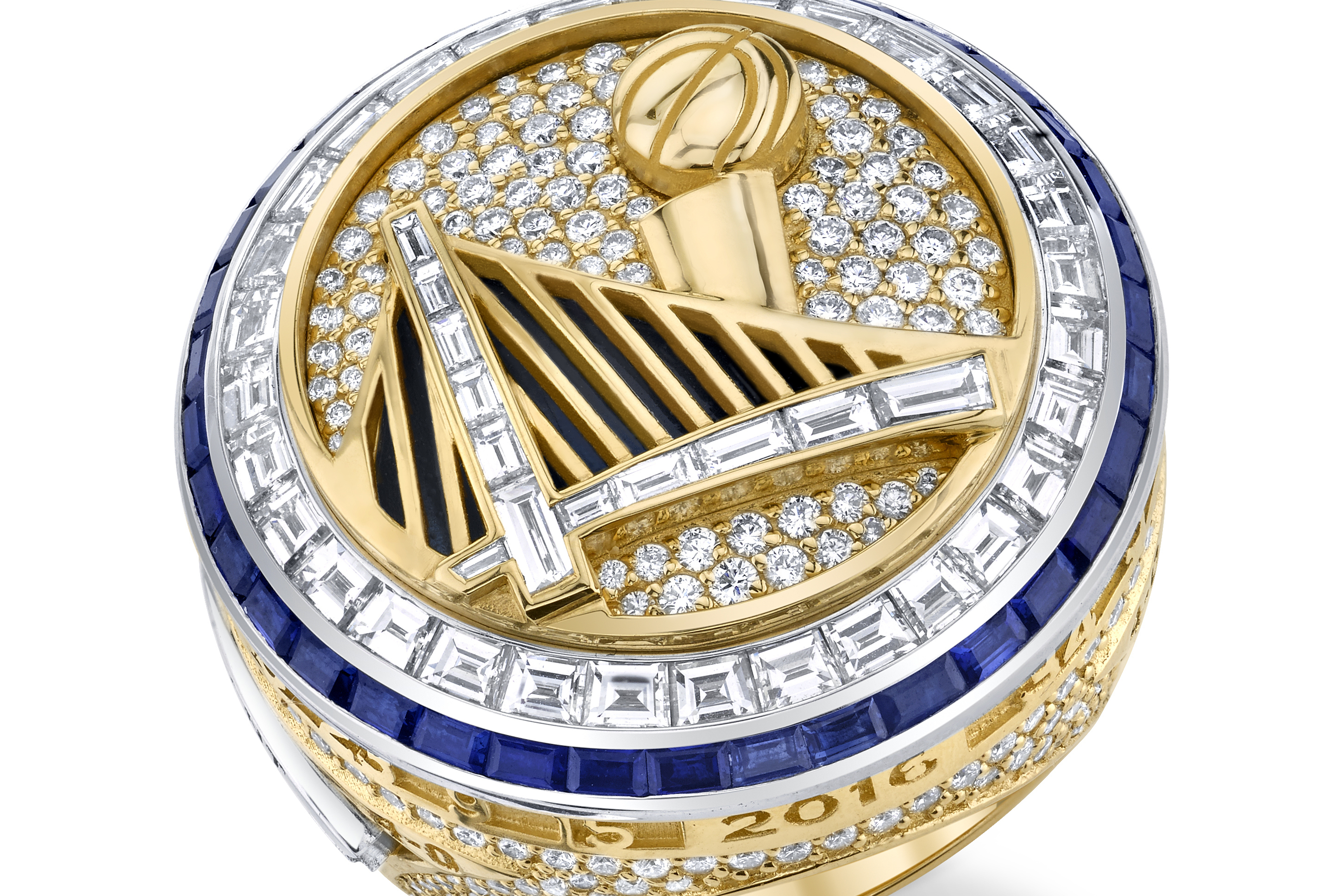 2017 Golden State Warriors NBA Championship Ring. Basketball, Lot  #81395