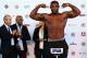 AUCKLAND, NEW ZEALAND - MAY 20: Carlos Takam weighs in during the weigh in at Vodafone Events Centre, Manukau on May 20, 2016 in Auckland, New Zealand. Takam will fight Joseph Parker on Saturday night. (Photo by Hannah Peters/Getty Images)