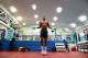 SHEFFIELD, ENGLAND - OCTOBER 17: Anthony Joshua during a media workout at the English Institute of Sport on October 17, 2017 in Sheffield, England. (Photo by Richard Heathcote/Getty Images)