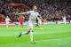 WARSAW, POLAND - OCTOBER 08: Robert Lewandowski celebration during the FIFA 2018 World Cup Qualifier between Poland and Montenegro on October 8, 2017 in Warsaw, Poland. (Photo by Rafal Oleksiewicz/PressFocus/MB Media/Getty Images)