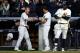 Todd Frazier (left), the kid from New Jersey who grew up going to games at Yankee Stadium, was reminded again this week why he loves playing in them.