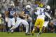 STATE COLLEGE, PA - OCTOBER 21: Trace McSorley #9 of the Penn State Nittany Lions rushes against the Michigan Wolverines on October 21, 2017 at Beaver Stadium in State College, Pennsylvania. (Photo by Justin K. Aller/Getty Images)