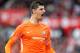 STOKE ON TRENT, ENGLAND - SEPTEMBER 23: Thibaut Courtois of Chelsea celebrates his side's first goal during the Premier League match between Stoke City and Chelsea at Bet365 Stadium on September 23, 2017 in Stoke on Trent, England. (Photo by Richard Hea