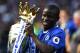 LONDON, ENGLAND - MAY 21: N'Golo Kante of Chelsea celebrates with the Premier League Trophy after the Premier League match between Chelsea and Sunderland at Stamford Bridge on May 21, 2017 in London, England. (Photo by Shaun Botterill/Getty Images)