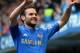 Chelsea's Spanish midfielder Juan Mata celebrates after scoring the opening goal during the English Premier League football match between Chelsea and Everton at Stamford Bridge in London on May 19, 2013. AFP PHOTO / CARL COURT
RESTRICTED TO EDITORIAL US