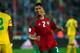 Morocco's Hakimi Achraf (red) celebrates his goal during the match Morocco VS Mali for the qualification of the Fifa world cup Russia 2018 on September 1, 2017 in the stadium 'Prince Moulay Abdellah' in Rabat. / AFP PHOTO / FADEL SENNA (Photo credi