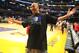 LOS ANGELES, CA - OCTOBER 22: LaVar Ball attends a basketball game between the Los Angeles Lakers and the New Orleans Pelicans at Staples Center on October 22, 2017 in Los Angeles, California. (Photo by Allen Berezovsky/Getty Images)