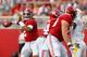TUSCALOOSA, AL - OCTOBER 21: Jalen Hurts #2 of the Alabama Crimson Tide looks to pass against the Tennessee Volunteers at Bryant-Denny Stadium on October 21, 2017 in Tuscaloosa, Alabama. (Photo by Kevin C. Cox/Getty Images)