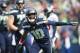 SEATTLE, WA - OCTOBER 29: Wide receiver Paul Richardson #10 of the Seattle Seahawks celebrates a touchdown during the first quarter of the game against the Houston Texans at CenturyLink Field on October 29, 2017 in Seattle, Washington. (Photo by Otto Greu