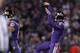 BALTIMORE, MD - OCTOBER 26: Kicker Justin Tucker #9 of the Baltimore Ravens celebrates after kicking a field goal in the second quarter against the Miami Dolphins at M&T Bank Stadium on October 26, 2017 in Baltimore, Maryland. (Photo by Patrick Smith/Gett