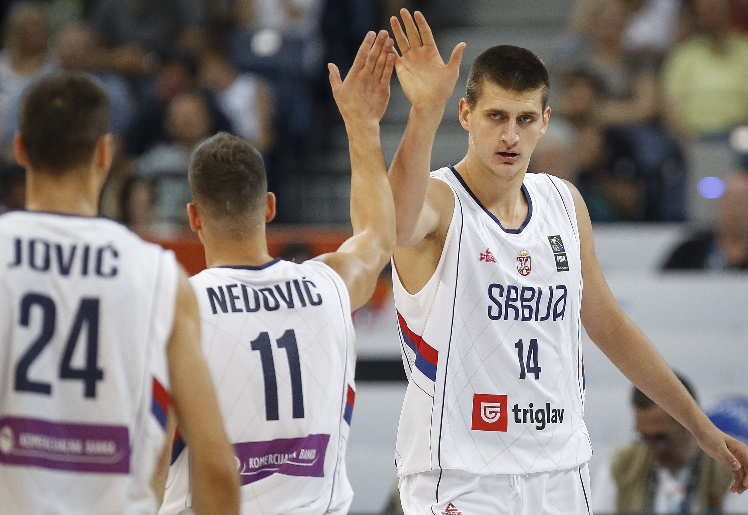 Authentic Nikola Jokic Serbia Euro 14 Basketball Jersey
