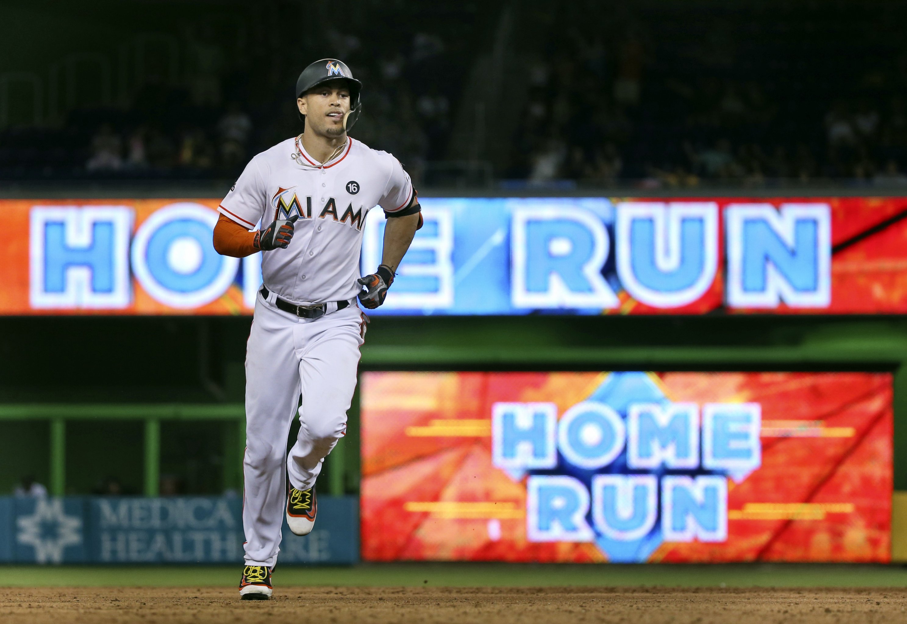 Giancarlo Stanton won't play outfield early in 2021 season