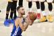 CLEVELAND, OH - JUNE 9: Stephen Curry #30 of the Golden State Warriors attempts a free throw against the Cleveland Cavaliers in Game Four of the 2017 NBA Finals on June 9, 2017 at The Quicken Loans Arena in Cleveland, Ohio. NOTE TO USER: User expressly a