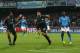 NAPLES, ITALY - NOVEMBER 01: Sergio Aguero of Manchester City celebrates after scoring a goal to make it 2-3 during the UEFA Champions League group F match between SSC Napoli and Manchester City at Stadio San Paolo on November 1, 2017 in Naples, Italy. (P
