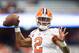 SYRACUSE, NY - OCTOBER 13: Kelly Bryant #2 of the Clemson Tigers warms up before the game against the Syracuse Orange at the Carrier Dome on October 13, 2017 in Syracuse, New York. (Photo by Brett Carlsen/Getty Images)