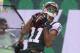 New York Jets wide receiver Robby Anderson catches a touchdown pbad against the Buffalo Bills.