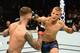 Dillashaw unload a right hand on Gardrandt at UFC 217.
