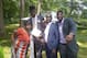 Mohamed with his mother, father and half-brother Abe in happier times at his high school graduation.