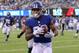 EAST RUTHERFORD, NJ - OCTOBER 22: Evan Engram #88 of the New York Giants scores a touchdown against the Seattle Seahawks during the second quarter of the game at MetLife Stadium on October 22, 2017 in East Rutherford, New Jersey. (Photo by Abbie Parr/Ge