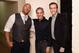Ari Emanuel (middle) and Endeavor co-CEO Patrick Whitesell with Dwayne "The Rock" Johnson.