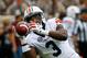 COLLEGE STATION, TX - NOVEMBER 04: Nate Craig-Myers #3 of the Auburn Tigers catches a pass in warmups at Kyle Field on November 4, 2017 in College Station, Texas. (Photo by Bob Levey/Getty Images)