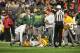 Aaron Rodgers shattered his right clavicle against the Vikings in October.