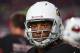 GLENDALE, AZ - NOVEMBER 09: Wide receiver Larry Fitzgerald #11 of the Arizona Cardinals reacts on the field prior to the NFL game Seahawks at University of Phoenix Stadium on November 9, 2017 in Glendale, Arizona. (Photo by Norm Hall/Getty Images)