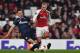 Arsenal's English midfielder Jack Wilshere (R) is tackled by Red Star Belgrade's Serbian midfielder Marko Gobeljic during the UEFA Europa League Group H football match between Arsenal and Red Star Belgrade at The Emirates Stadium in London on November 2,