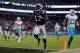 CHARLOTTE, NC - NOVEMBER 13: Devin Funchess #17 of the Carolina Panthers scores a touchdown against the Miami Dolphins in the third quarter during their game at Bank of America Stadium on November 13, 2017 in Charlotte, North Carolina. (Photo by Streete