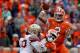 CLEMSON, SC - NOVEMBER 11: Kelly Bryant #2 of the Clemson Tigers drops back to pass against the Florida State Seminoles during their game at Memorial Stadium on November 11, 2017 in Clemson, South Carolina. (Photo by Streeter Lecka/Getty Images)