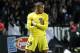 ANGERS, FRANCE - NOVEMBER 4: Kylian Mbappe of PSG celebrates his second goal, the fifth for PSG during the French Ligue 1 match between Angers SCO and Paris Saint Germain (PSG) at Stade Raymond Kopa on November 4, 2017 in Angers, France. (Photo by Jean Ca