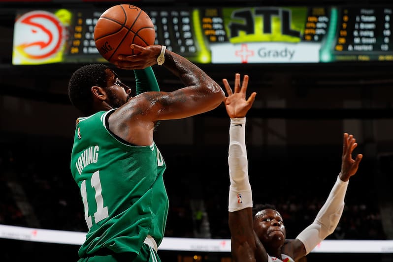Irving has been a major factor in the Celtics' 13-game winning streak.