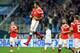 Russia's Fedor Smolov celebrates after scoring the team's third goal during an international friendly football match between Russia and Spain at the Saint Petersburg Stadium in Saint Petersburg on November 14, 2017. / AFP PHOTO / Kirill KUDRYAVTSEV