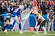 ORCHARD PARK, NY - NOVEMBER 12: Kelvin Benjamin #13 of the Buffalo Bills stands ready across from Marshon Lattimore #23 of the New Orleans Saints during the first half at New Era Field on November 12, 2017 in Orchard Park, New York. New Orleans defeats B