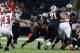 Despite injuries, the Saints offensive line has still been able to open enough holes for Mark Ingram to rush for 4.7 yards per carry this season.