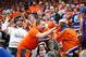 EDMONTON, AB - MAY 7: Oilers fans get into the playoffs spirit as the Edmonton Oilers take on the Anaheim Ducks in Game Six of the Western Conference Second Round during the 2017 NHL Stanley Cup Playoffs at Rogers Place on May 7, 2017 in Edmonton, Albert