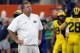 Florida's sinking offensive fortunes, and his unwillingness to provide details to Florida's athletic director about threats he said he and his family had received, hastened Jim McElwain's exit from Gainesville in October.