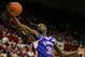 A sophomore at the time, Julian Wright drew the unenviable task of trying to guard Durant in the first half for the Jayhawks.